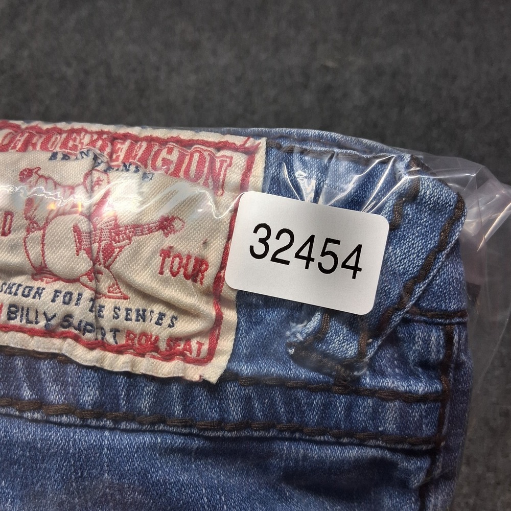 True Religion Jeans Billy Support Blue Womens Size 29 Straight Leg - Picture 15 of 15
